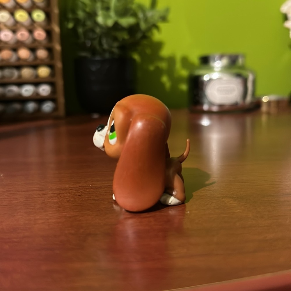 LPS Basset Hound Green Eyes - Picture 3 of 6
